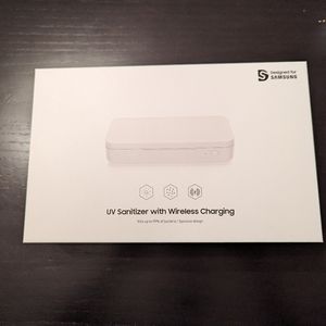 Samsung UV sanitizer with wireless charging